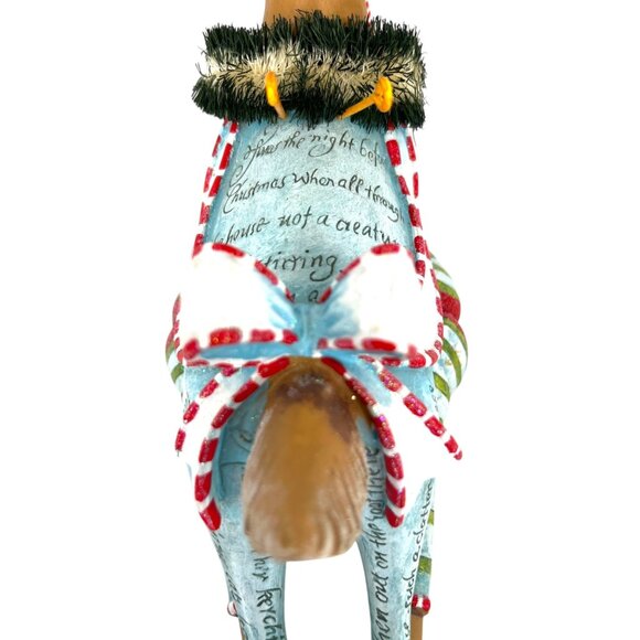 MacKenzie-Childs Patience Brewster Dash Away Krinkles Reindeer Candle Holder - Picture 10 of 13